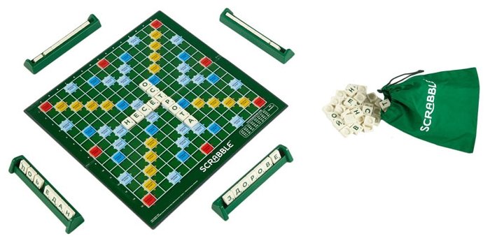 Настольная игра Mattel Scrabble Y9618 (фото modal 3)