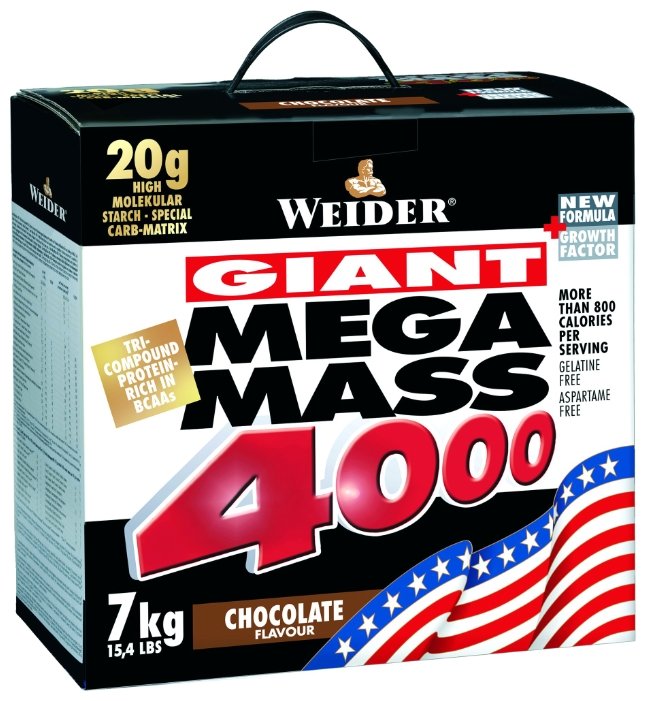 Гейнер Weider Mega Mass 4000 (7 кг) (фото modal 2)
