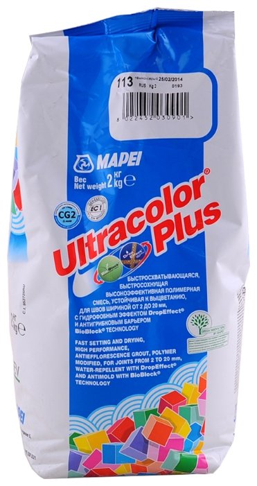Затирка Mapei Ultracolor Plus 2 кг (фото modal 3)