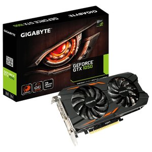 Видеокарта GIGABYTE GeForce GTX 1050 1392MHz PCI-E 3.0 2048MB 7008MHz 128 bit DVI 3xHDMI HDCP Windforce OC (фото modal nav 1)