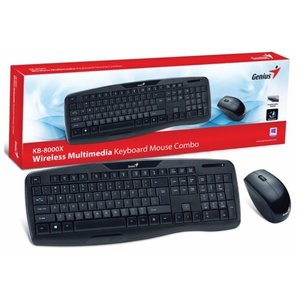 Клавиатура и мышь Genius KB-8000X Black USB (фото modal nav 2)