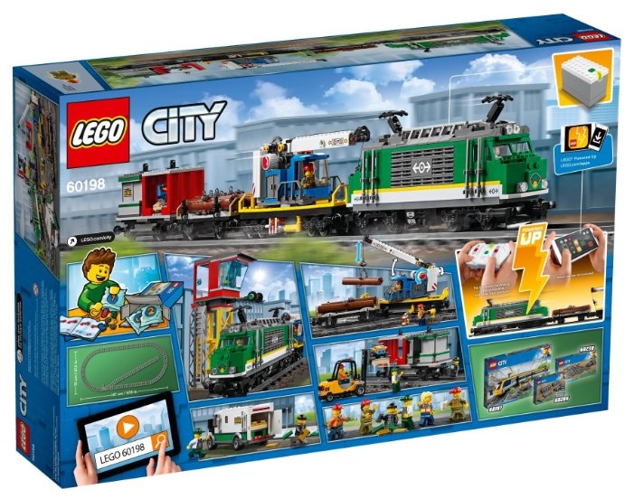 Электромеханический конструктор LEGO City 60198 Грузовой поезд (фото modal 2)