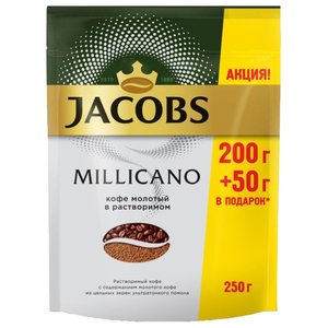 Кофе растворимый Jacobs Monarch Millicano с молотым кофе, пакет (фото modal nav 9)