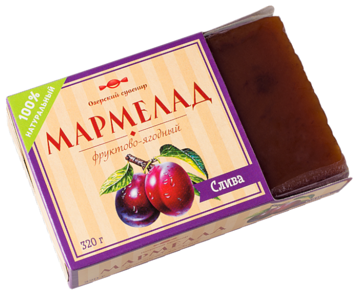 Мармелад Озерский сувенир фруктово-ягодный Слива 320 г (фото modal 1)