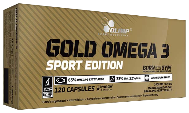 Омега жирные кислоты Olimp Gold Omega 3 Sport Edition (120 капсул) (фото modal 1)