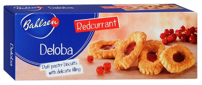 Печенье Bahlsen Deloba redcurrant, 100 г (фото modal 1)