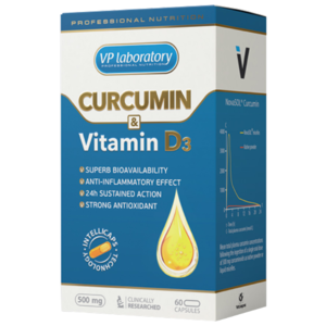 Витамин VP Laboratory Curcumin & Vitamine D3 (60 капсул) (фото modal nav 1)