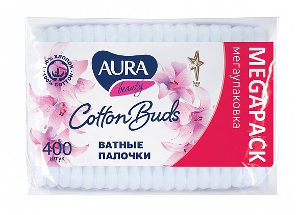 Ватные палочки Aura Beauty Cotton buds (фото modal 1)