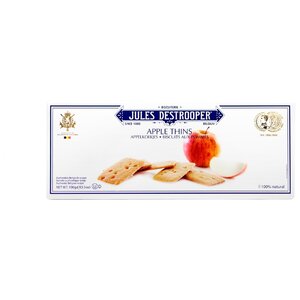 Печенье Jules Destrooper тонкое яблочное, 100 г (фото modal nav 1)