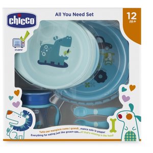 Комплект посуды Chicco 12 м+, 5 предметов (фото modal nav 1)