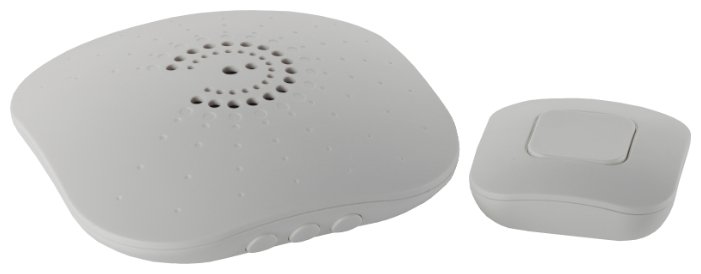 Звонок с кнопкой ЭРА BIONIC White электронный беспроводной (количество мелодий: 6) (фото modal 2)