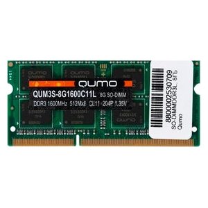 Оперативная память Qumo QUM3S-8G1600C11L (фото modal nav 1)