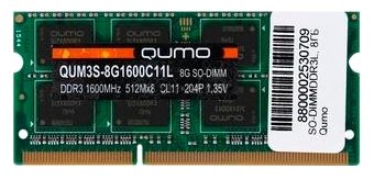 Оперативная память Qumo QUM3S-8G1600C11L (фото modal 1)