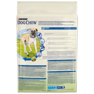 Корм для собак DOG CHOW Adult Large Breed с индейкой для взрослых собак крупных пород (фото modal nav 3)