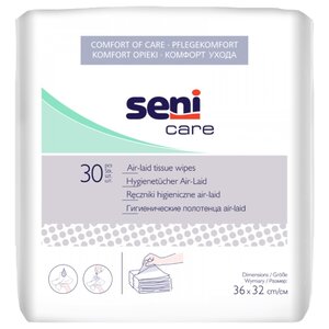 Полотенце для мытья Seni Care гигиенические air-laid (фото modal nav 1)
