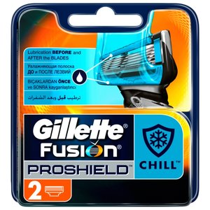 Сменные лезвия Gillette Fusion ProShield Chill (фото modal nav 1)