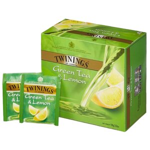 Чай зеленый Twinings Green tea & Lemon ароматизированный в пакетиках (фото modal nav 8)