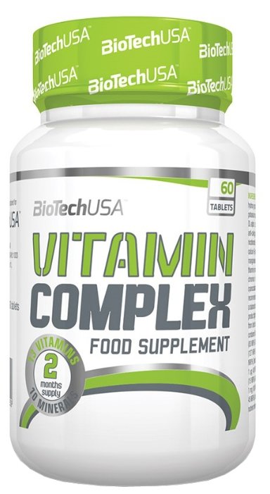 Минерально-витаминный комплекс BioTech Vitamin Complex (60 таблеток) (фото modal 1)