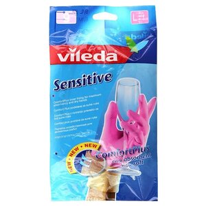 Перчатки Vileda Sensitive ComfortPlus (фото modal nav 1)