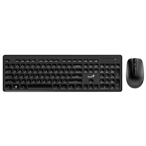 Клавиатура и мышь Genius SlimStar 8006 Wireless Desktop Combo Black USB (фото modal nav 1)