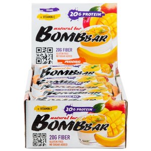 BombBar протеиновый батончик Natural Bar + Vitamin C (60 г)(20 шт.) (фото modal nav 55)