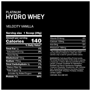 Протеин Optimum Nutrition Platinum Hydro Whey (1590 г) (фото modal nav 7)