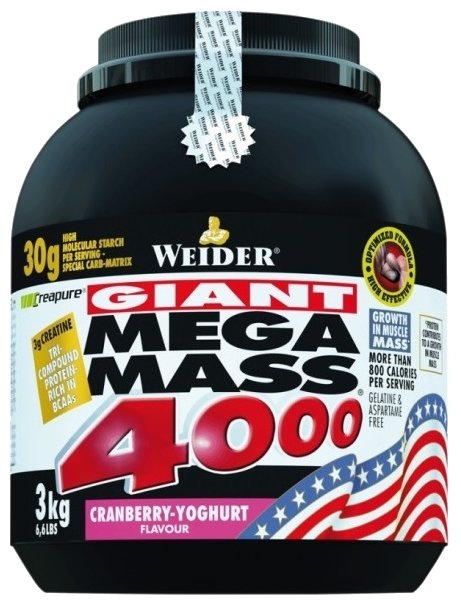 Гейнер Weider Mega Mass 4000 (3 кг) (фото modal 5)