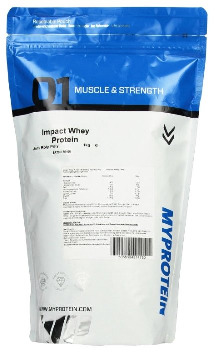 Протеин Myprotein Impact Whey Protein (1 кг) (фото modal 4)