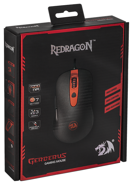 Мышь Redragon GERDERUS Black-Red USB (фото modal 13)