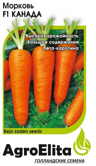 Семена AgroElita Морковь Канада F1 0,3 г Гавриш 0.3 г (фото modal 1)