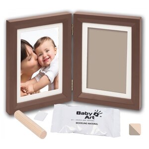 Baby Art Creative baby souvenirs - Print frame brown and taupe/beige (34120107) (фото modal nav 2)