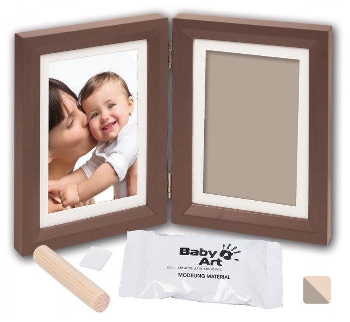 Baby Art Creative baby souvenirs - Print frame brown and taupe/beige (34120107) (фото modal 2)