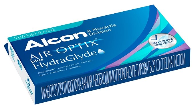 Air Optix (Alcon) Plus HydraGlyde (6 линз) (фото modal 4)