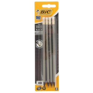 BIC Набор чернографитных карандашей Evolution Black 4 шт (918483) (фото modal nav 1)