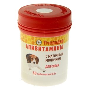 Витамины Пчелодар Апивитамины с маточным молочком для собак, (фото modal nav 1)