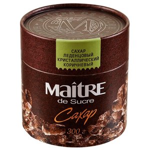 Сахар Maitre Леденцовый коричневый, картонная упаковка (фото modal nav 1)