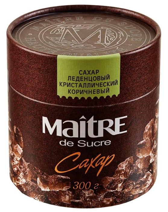 Сахар Maitre Леденцовый коричневый, картонная упаковка (фото modal 1)