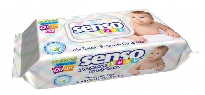 Влажные салфетки Senso baby Антибактериальные (фото modal 3)