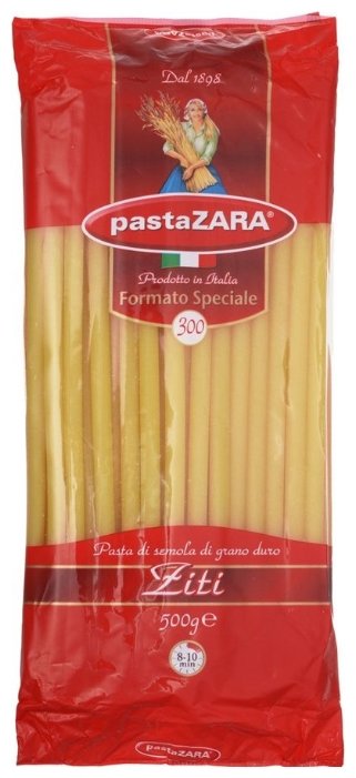 Pasta Zara Макароны Formato Speciali 300 Ziti, 500 г (фото modal 1)