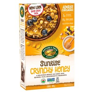 Готовый завтрак Natures Path Sunrise Crunchy Honey Cereal хлопья и воздушные зерна, коробка (фото modal nav 1)