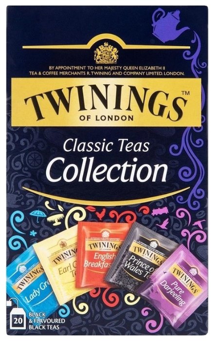 Чай черный Twinings Classic collection ассорти в пакетиках (фото modal 1)