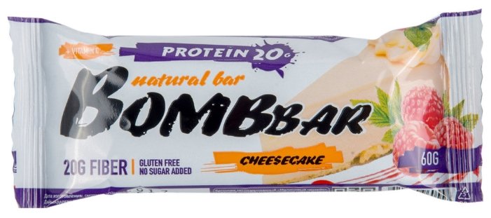 BombBar протеиновый батончик Natural Bar + Vitamin C (60 г)(20 шт.) (фото modal 45)