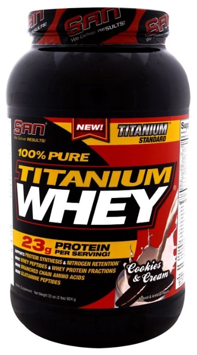 Протеин S.A.N. 100% Pure Titanium Whey (897-909 г) (фото modal 1)