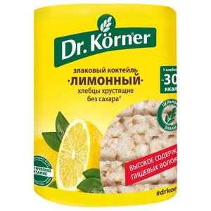 Хлебцы мультизлаковые Dr. Korner злаковый коктейль лимонный 100 г (фото modal nav 1)
