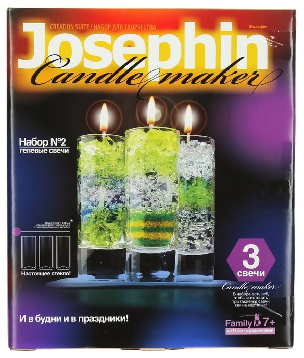 Josephin Гелевые свечи Набор №2 (274002) (фото modal 2)