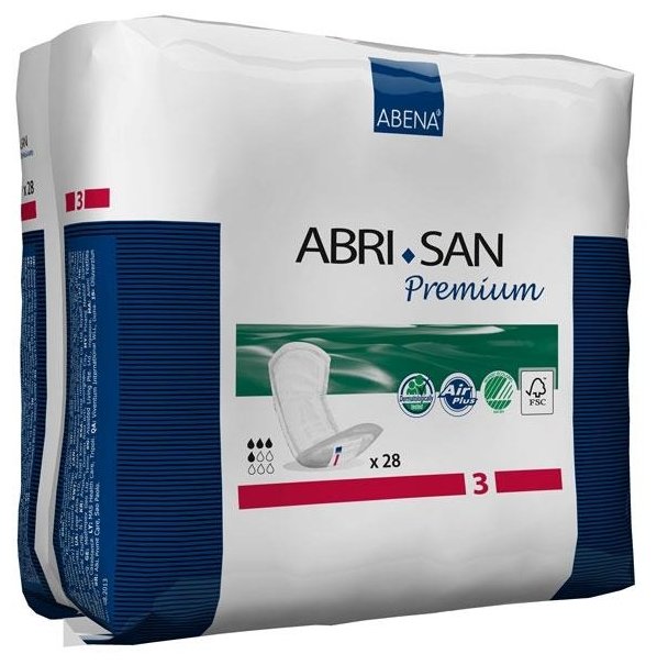 Урологические прокладки Abena Abri-San Premium 3 (9266) (28 шт.) (фото modal 1)