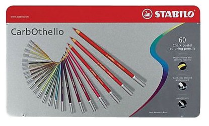 STABILO Пастельные карандаши Carbothello 60 цветов (1460-6) (фото modal 1)