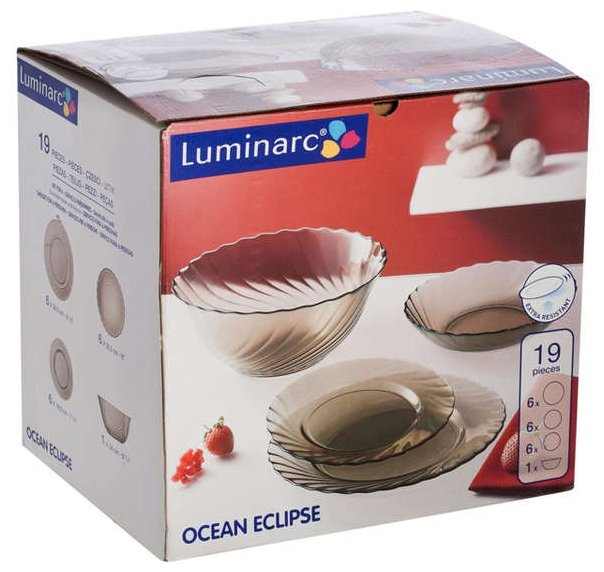 Столовый сервиз Luminarc Ocean Eclipse 19 предметов L5108 (фото modal 6)