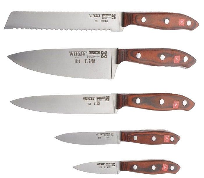 Набор Vitesse Calantha 5 ножей с подставкой (фото modal 2)