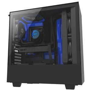 Компьютерный корпус NZXT H500 Black/blue (фото modal nav 1)